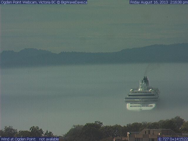 Ghost Ship
Ghost Cruise ship at Breakwater...???
