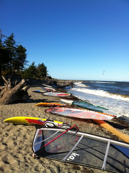 Fun group outing at Ray's Beach
