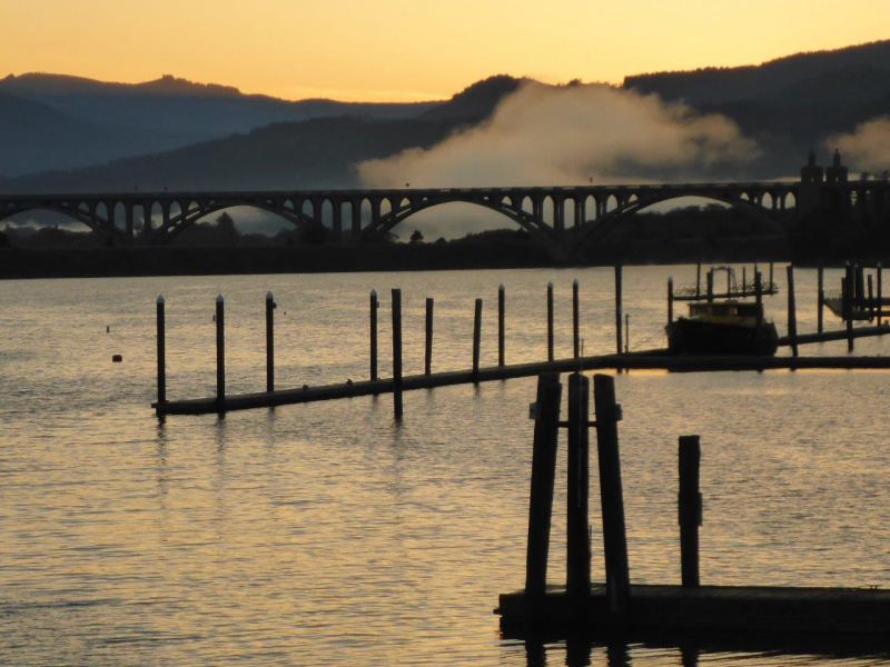 Gold Beach morn' of promise, post Crow's Nest Adventure
