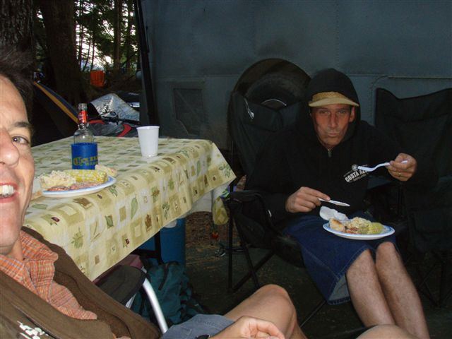 Feeding streetpeople @ Windfest
Found this older man Ed muttering to himself, cowering over a small bag of mushrooms he picked. He enjoyed the well balanced meal for a change, poor fella  ;)
