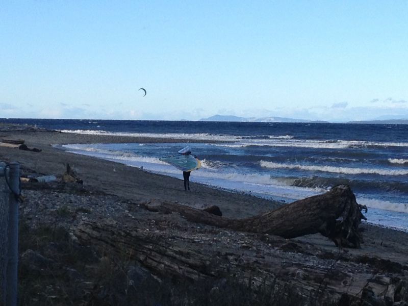 The story..looks good...isn't 
Eastman walking gear upwind, 12m kite stroking it
