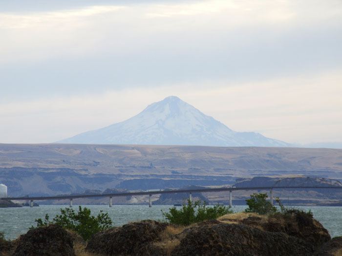 Mt Hood from the wall
