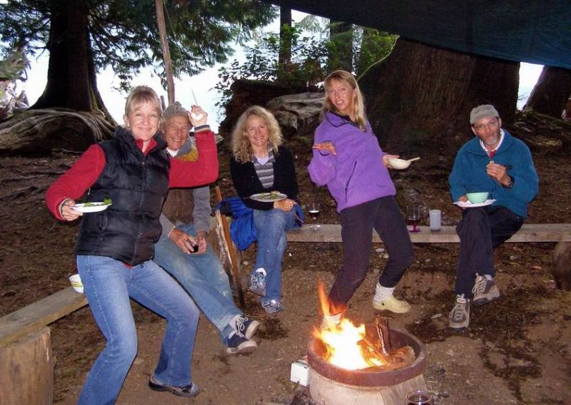 Campfire fun
Pat,Vic,Kirsten,Heather,Dan
