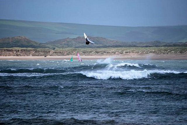 Ed
Winds haven't really stopped and the crew even got out at Spot X. Not working as well as it could but Ed was making the most of it.
