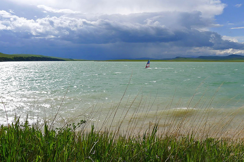 Oldman Dam June 2, 2016
Approaching storm from the west
