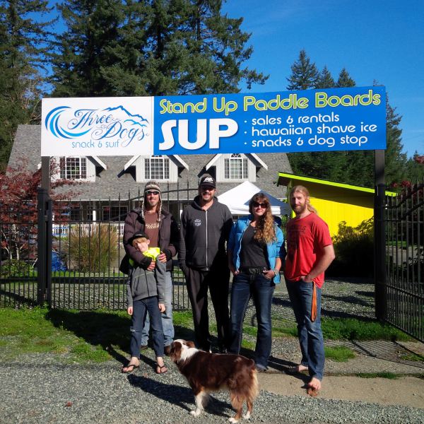 Three Dog Snack&Surf in Port Alberni on Pacific Rim Highway
New SUP store in PA, Jason is having an open house on Sat.Dec5th
 https://instagram.com/threedogsbc/   http://www.albernichamber.ca/directory/three-dogs-snack-surf
