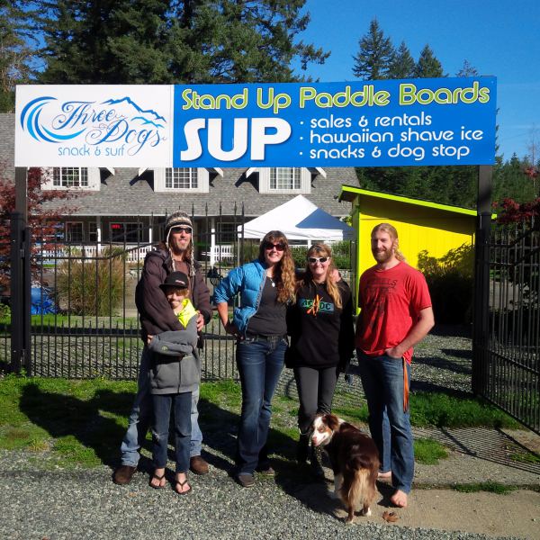 Three Dog Snack&Surf in Port Alberni on Pacific Rim Highway
New SUP store along Pacific Rim Hwy between Port Alberni and Sproat Lake enroute to Tofino.  Open House Sat. Dec. 5th
