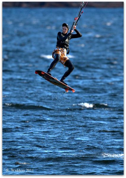 Canal Beach, Pt Alberni's kiteboarding launch spot
