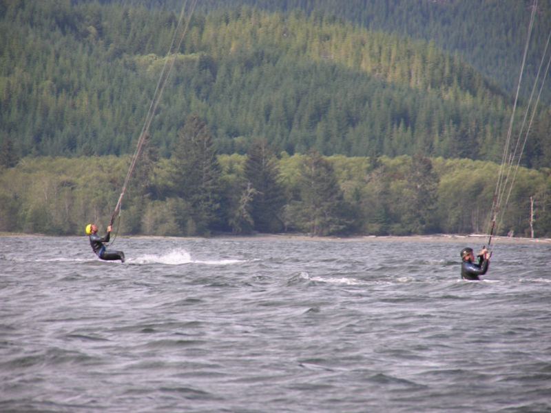 Early days of kiting, before boards were introduced.
