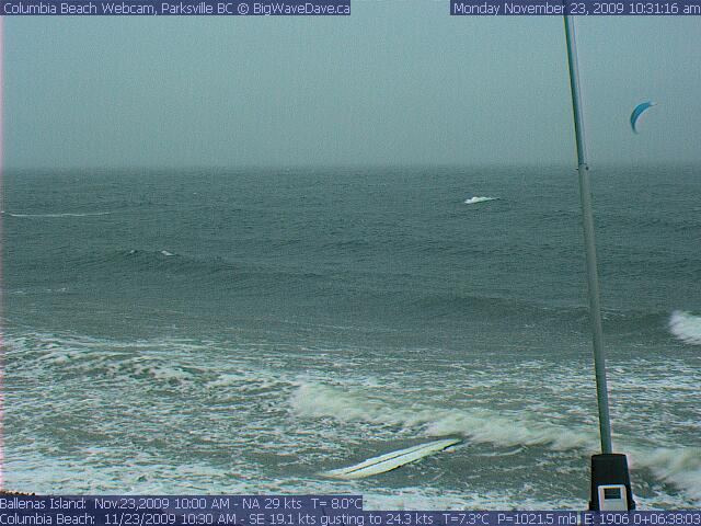 What is that weird board shape in the surf... looks like a....
