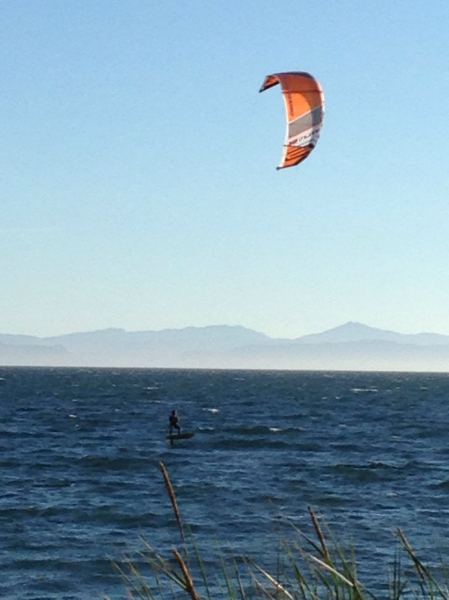 Pasta foil boarding at secret west coast foil spot with 10m flite
