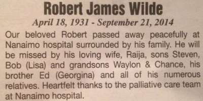 Robert James Wilde